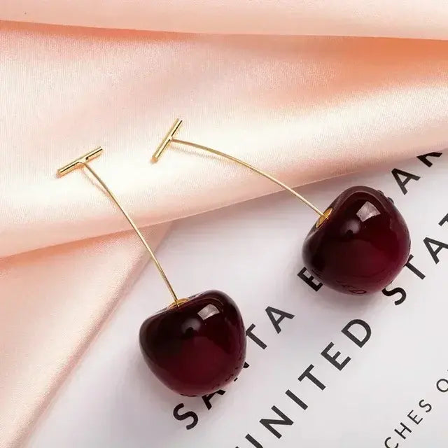 Trendy Small Fresh Sweet Lovely Cherry Pendant