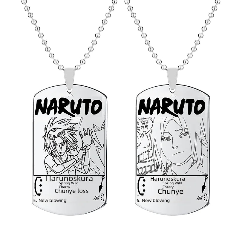 Collier Naruto Anime avec Pendentif Porte-clés Cadeau
