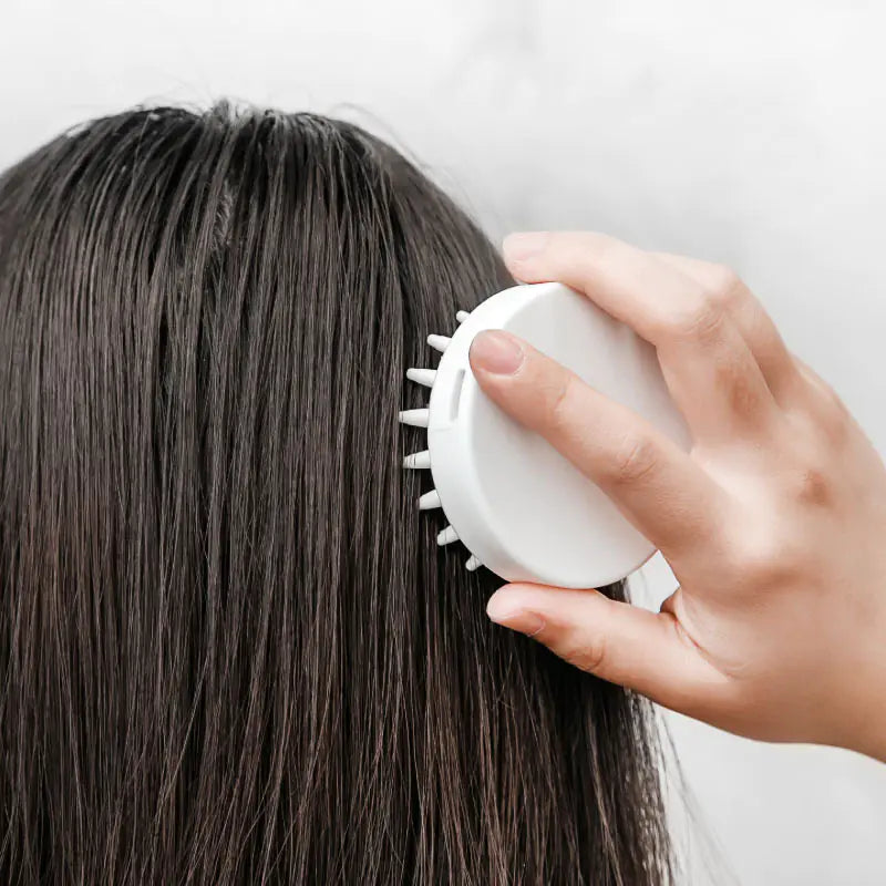 Outil de Massage pour Shampooing Doux en Silicone Japonais
