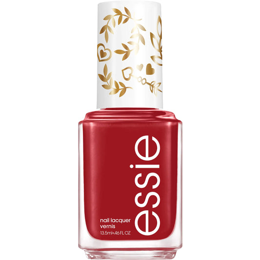 essie Nail Polish Limited Edition Valentines Day Collection Red Nail Color With A Cream Finish fluid_ounces Tug At The Harpstrings 0.46 Ounce
