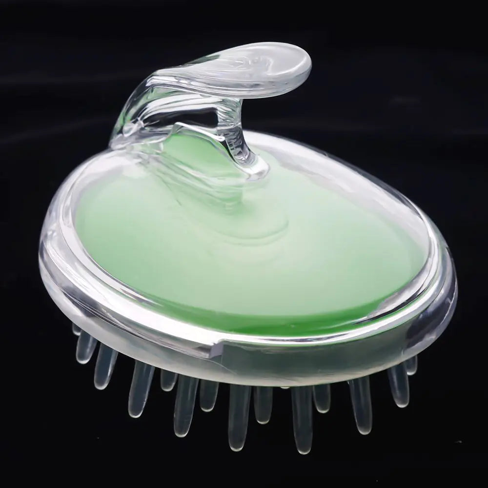 Silicone Scalp Massage Brush with Shower Gel Comb