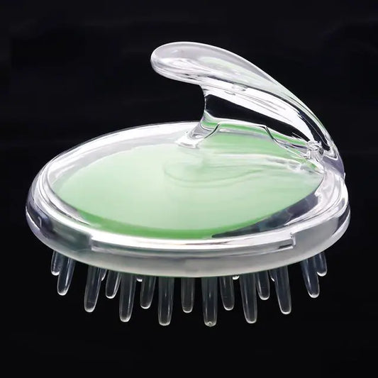 Silicone Scalp Massage Brush with Shower Gel Comb
