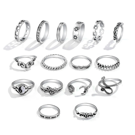 Personalized Retro Trendy Ring with Embossed Design