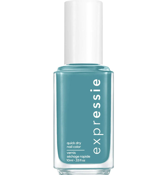 essie Expressie Nail Polish Quick-Dry Midtone Teal Nail Polish Vegan Up Up & Away Message 0.33 fl oz