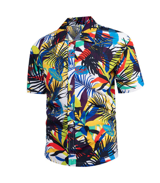 Hawaiian Casual Polyester Men's Shirt for Any Occasion