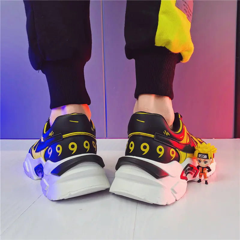 Naruto Themed Casual Sneakers for Men and Students