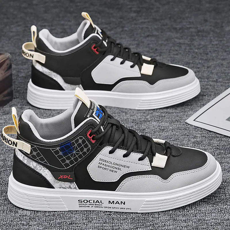 Trendy Mid-top Shock-absorbing Casual Men's Shoes