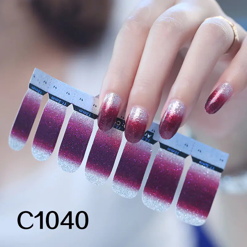Autocollants pour Ongles, Gel Vernis à Ongles Pelable