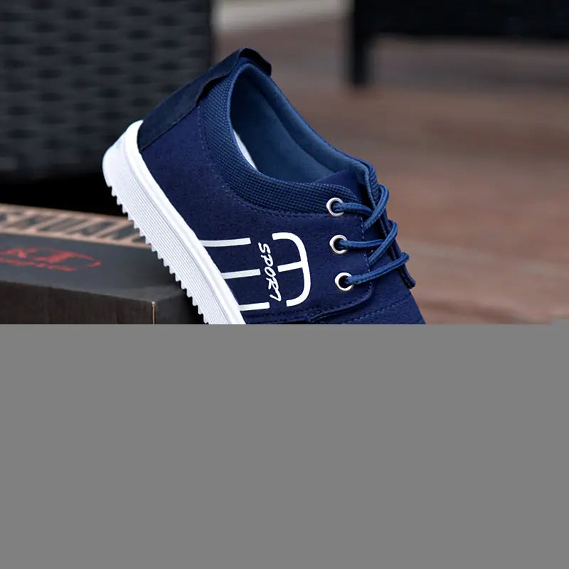 Casual Canvas Men's Shoes, Breathable Slip-Resistant Sneakers