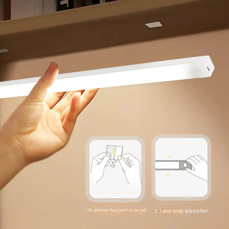 LED Magnetic Induction Light for Cabinets and Bedrooms