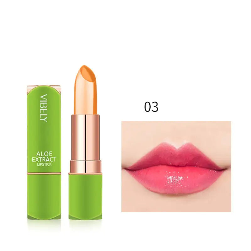 Rouge à Lèvres Gelée Changeant de Couleur avec Formule Hydratante