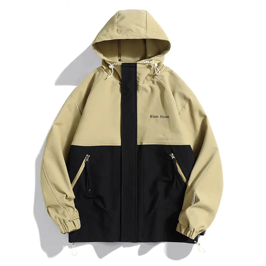Multicolor Casual Hooded Jacket for Men
