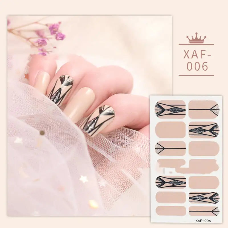 Film et Autocollants pour Vernis à Ongles Effet Diamant Imitation