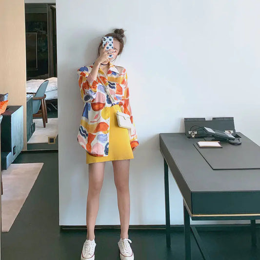 Vintage Chic Women's Shirt for Autumn Daily Wear