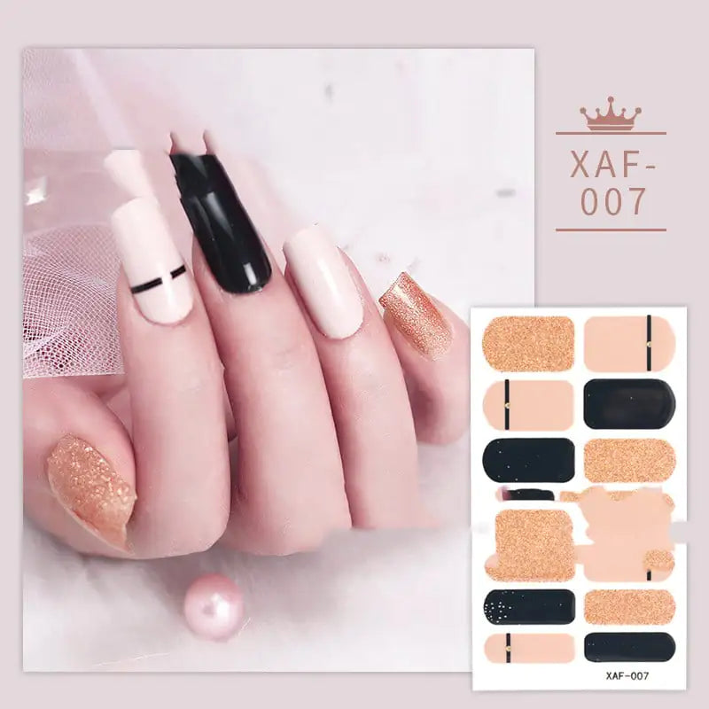 Film et Autocollants pour Vernis à Ongles Effet Diamant Imitation