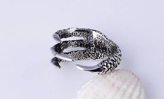 Vintage Eagle Claw Open Ring for Men (Pinkie Ring)