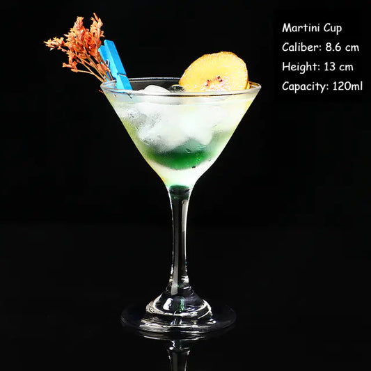 Wine Glass Set of 5 Elegant Drinking Cups