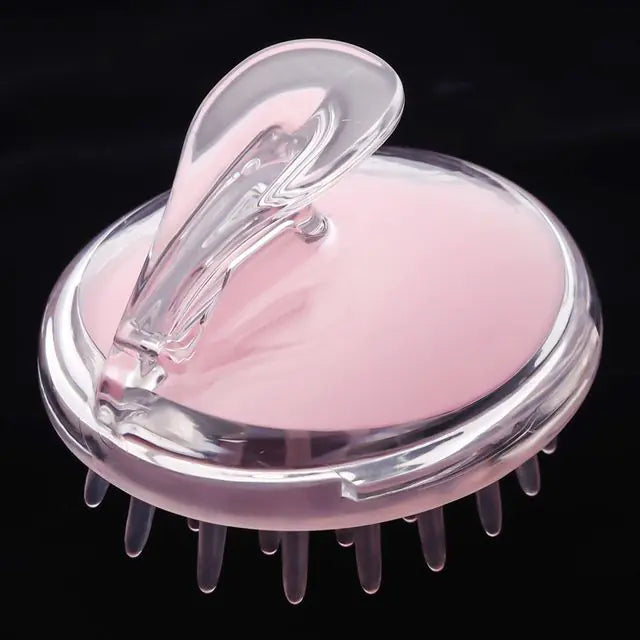 Silicone Scalp Massage Brush with Shower Gel Comb