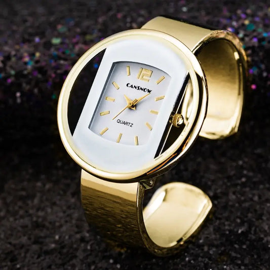 Fashionable Women's Steel Band Quartz Watch Bracelet