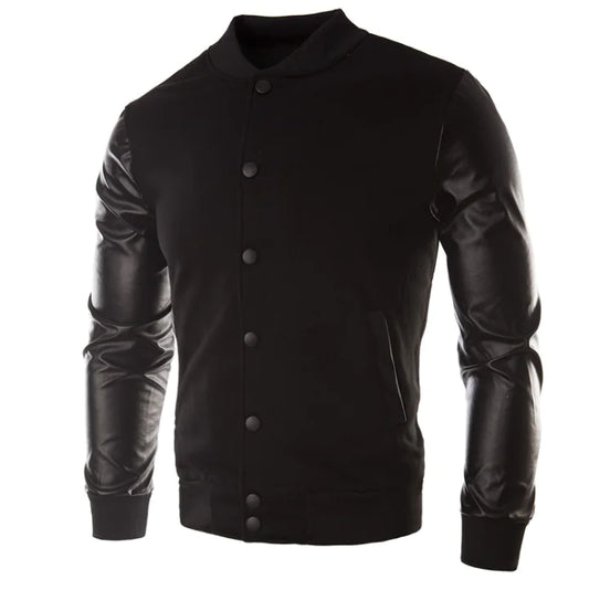 Plus Size Baseball Jacket for Men