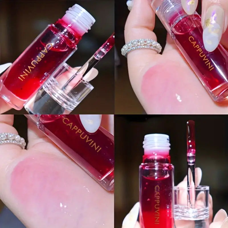Cappuvini Shiny Crystal Jelly Lip Gloss - Moisturizing Finish