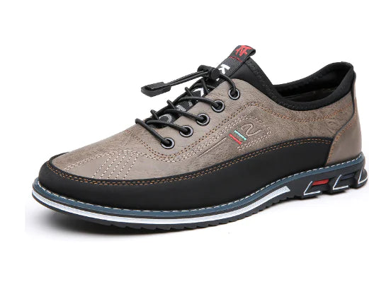 Oxford Casual Men's Shoes with Embroidery (One Pair)