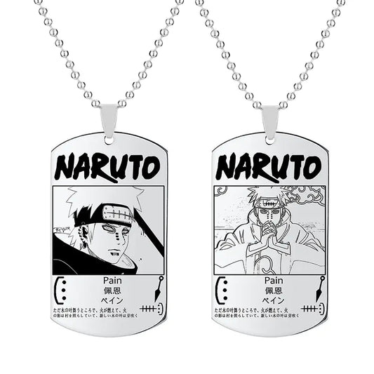 Collier Naruto Anime avec Pendentif Porte-clés Cadeau