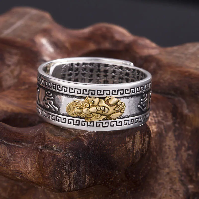 Vintage Pixiu Ring for Men