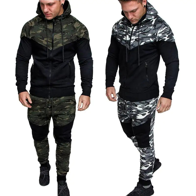 Men's Slim Fit Hooded Sweater Suit