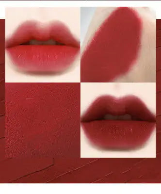 Rouge à Lèvres Non-Collant dans un Tube Doré en Spirale - Longue Tenue