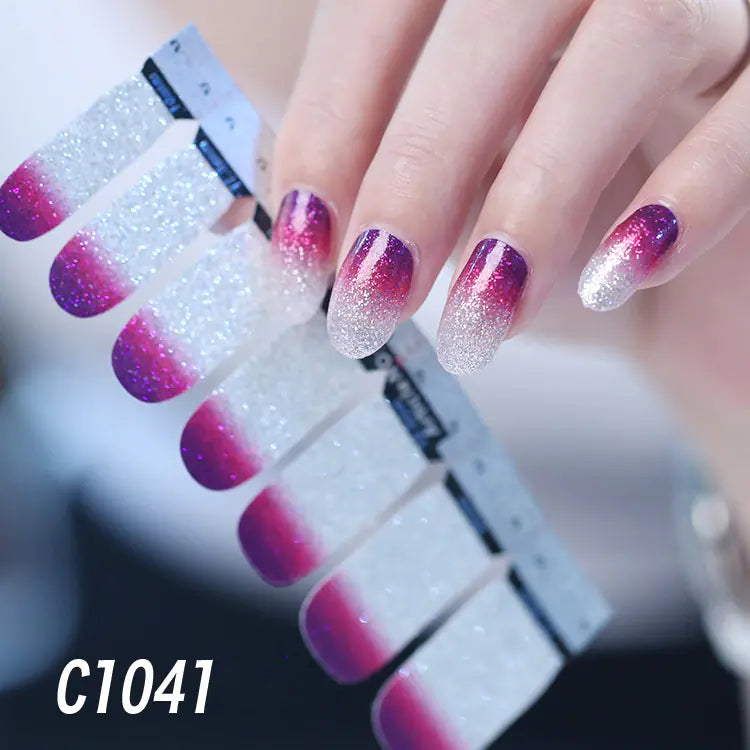 Autocollants pour Ongles, Gel Vernis à Ongles Pelable