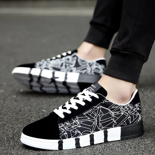 Men's Casual Canvas Skate Shoes