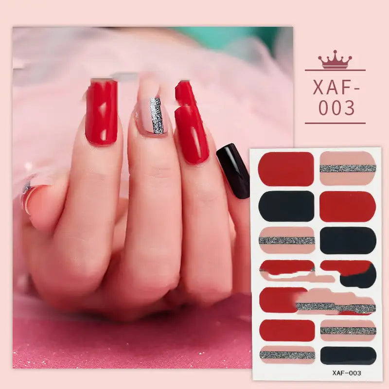 Film et Autocollants pour Vernis à Ongles Effet Diamant Imitation