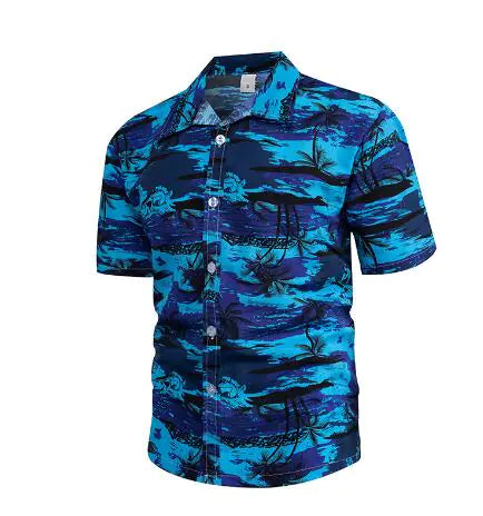 Hawaiian Casual Polyester Men's Shirt for Any Occasion