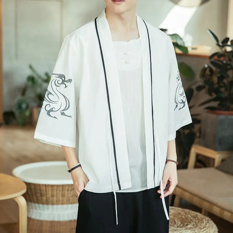 Chinese Style Retro Jacket for Young Men
