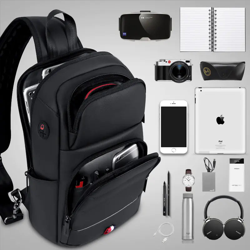 Trendy Men's Crossbody Bag - Large Capacity Shoulder Bag