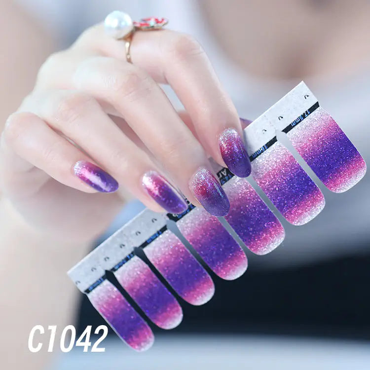 Autocollants pour Ongles, Gel Vernis à Ongles Pelable