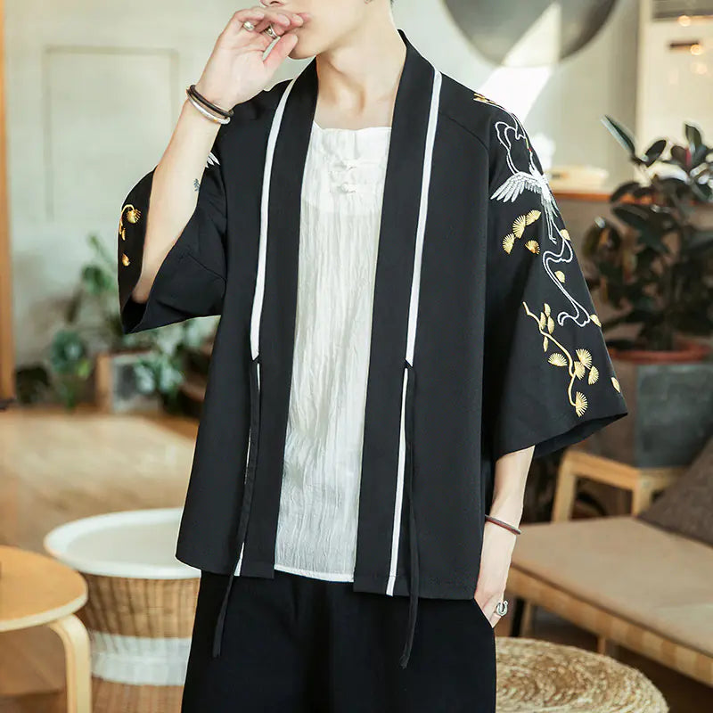 Chinese Style Retro Jacket for Young Men