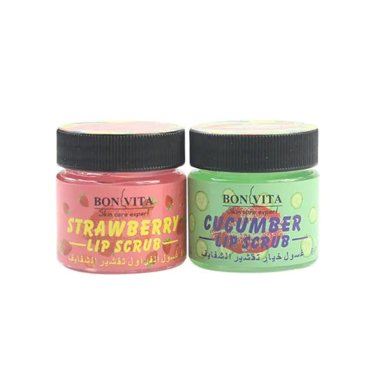 Strawberry & Cucumber Lip Scrub for Gentle Exfoliation