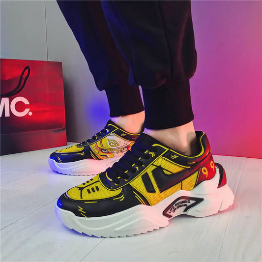 Naruto Themed Casual Sneakers for Men and Students