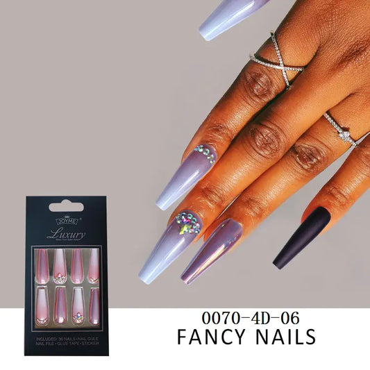 Nail Stickers with Drill Long Ladder Finished Product
