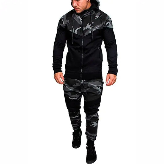Men's Slim Fit Hooded Sweater Suit