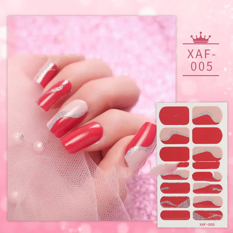 Film et Autocollants pour Vernis à Ongles Effet Diamant Imitation