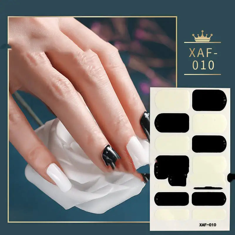 Film et Autocollants pour Vernis à Ongles Effet Diamant Imitation