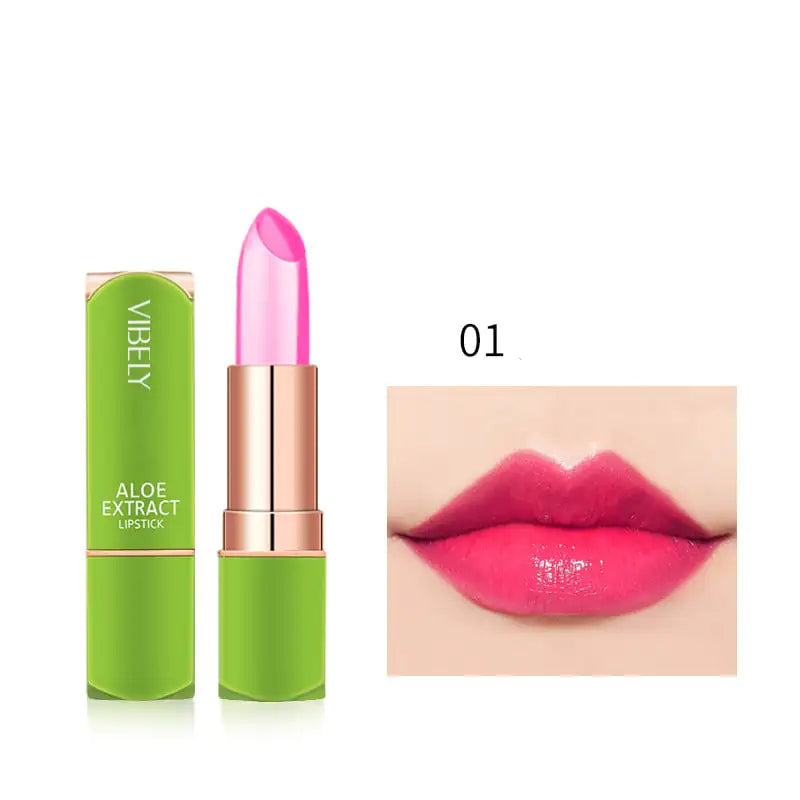 Rouge à Lèvres Gelée Changeant de Couleur avec Formule Hydratante