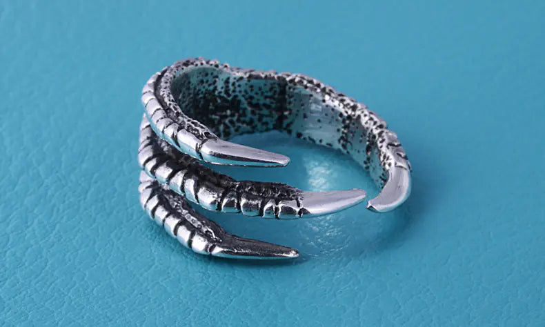 Vintage Eagle Claw Open Ring for Men (Pinkie Ring)